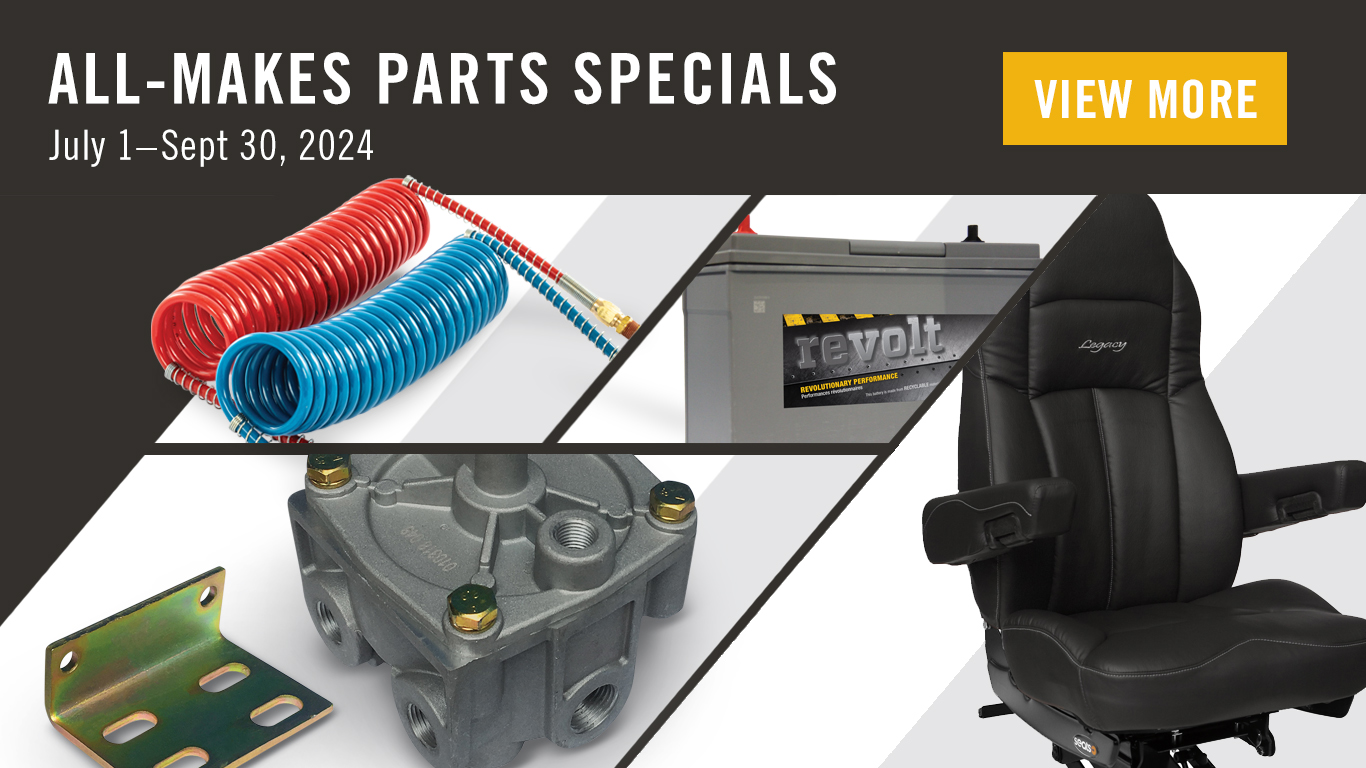 All-makes specials on commercial truck parts